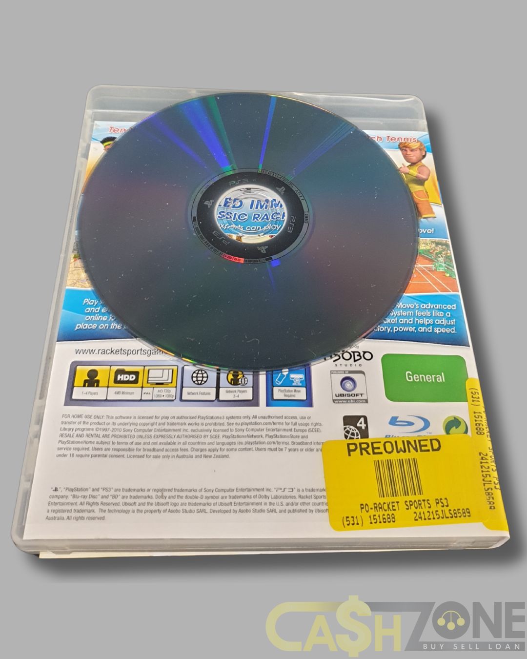 Racket Sports PS3 Game