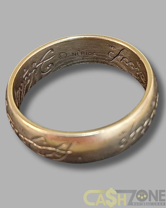 9ct Yellow Gold Mens Lord of the Rings "The One Ring"