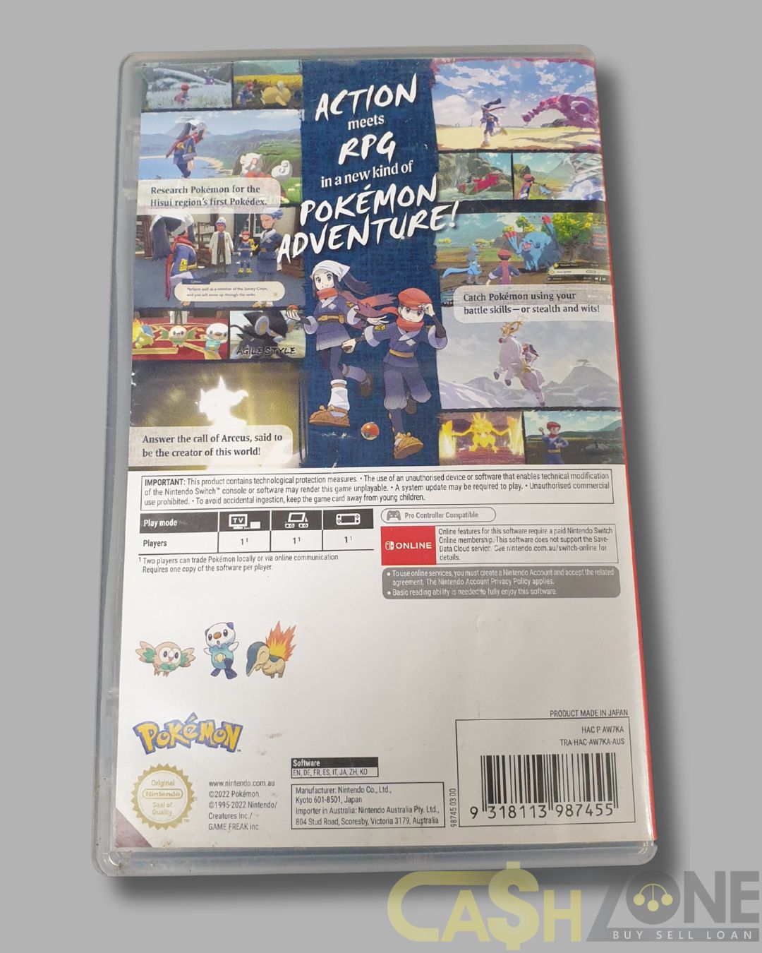Pokémon Legends: Arceus Nintendo Switch Game