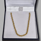 Ladies 9ct Yellow Gold Singapore Twist 50cm Chain