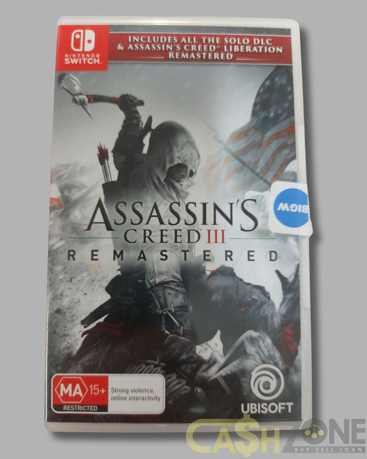 Assassin's Creed III Remastered Nintendo Switch