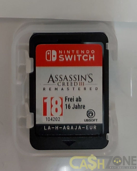 Assassin's Creed III Remastered Nintendo Switch