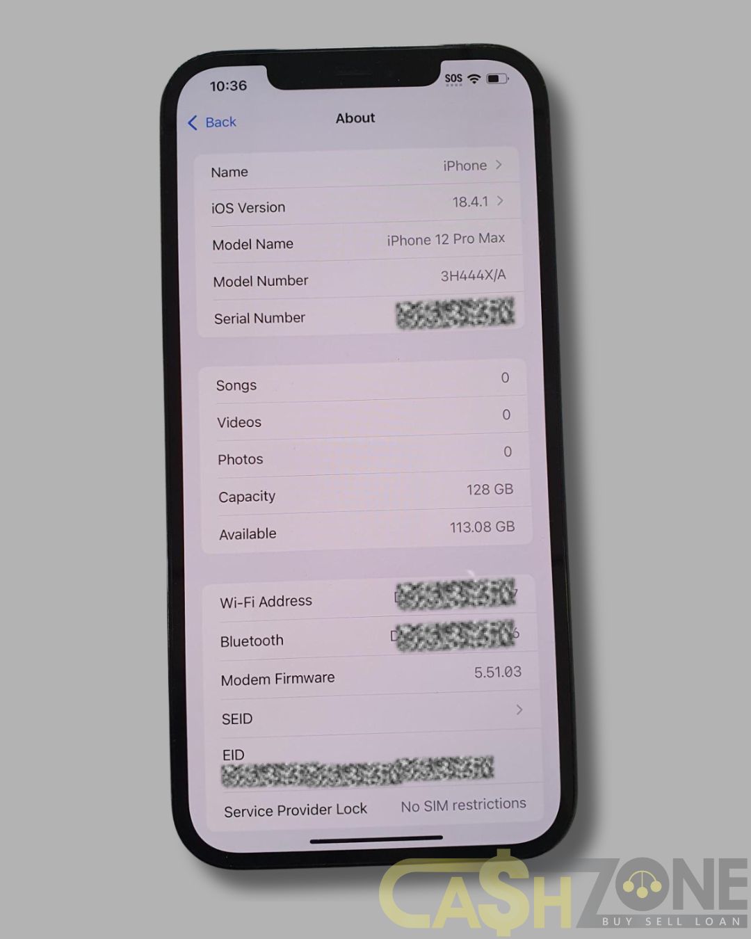 Apple iPhone 12 Pro Max 128GB 3H444X/A