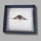 Ladies 9ct Yellow Gold Ring With Blue Stone