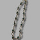 Ladies 10ct Yellow Gold Green Stone Bracelet