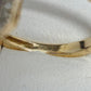 Ladies 9ct Yellow Gold Purple & Clear Stone Cocktail Ring