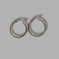 Ladies 9ct Yellow Gold Hollow Hoop Earrings