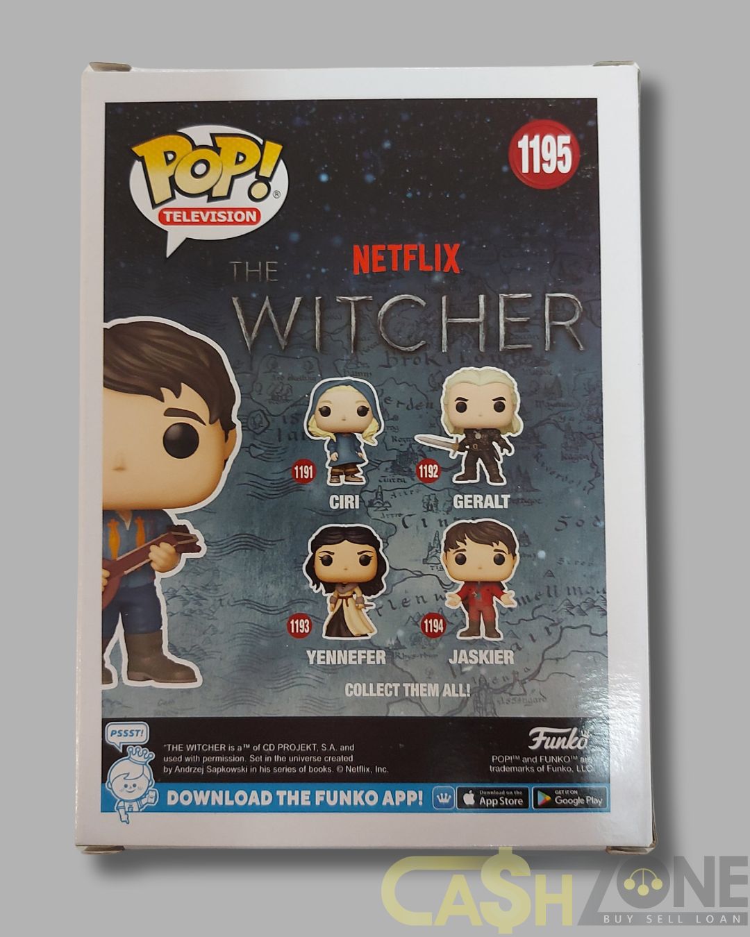 The Witcher #1195 Jaskier Funko Pop