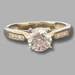 Ladies 9ct Yellow Gold Solitaire Ring