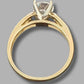 Ladies 9ct Yellow Gold Solitaire Ring