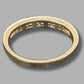 Ladies 9ct Yellow Gold 10 Clear Stone Ring
