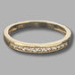 Ladies 9ct Yellow Gold 13 Clear Stone Ring
