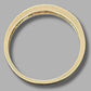 Ladies 9ct Yellow Gold 13 Clear Stone Ring