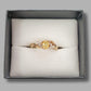 Ladies Yellow Gold Yellow Stone Ring