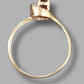 Ladies 9ct Yellow Gold Red Stone Ring