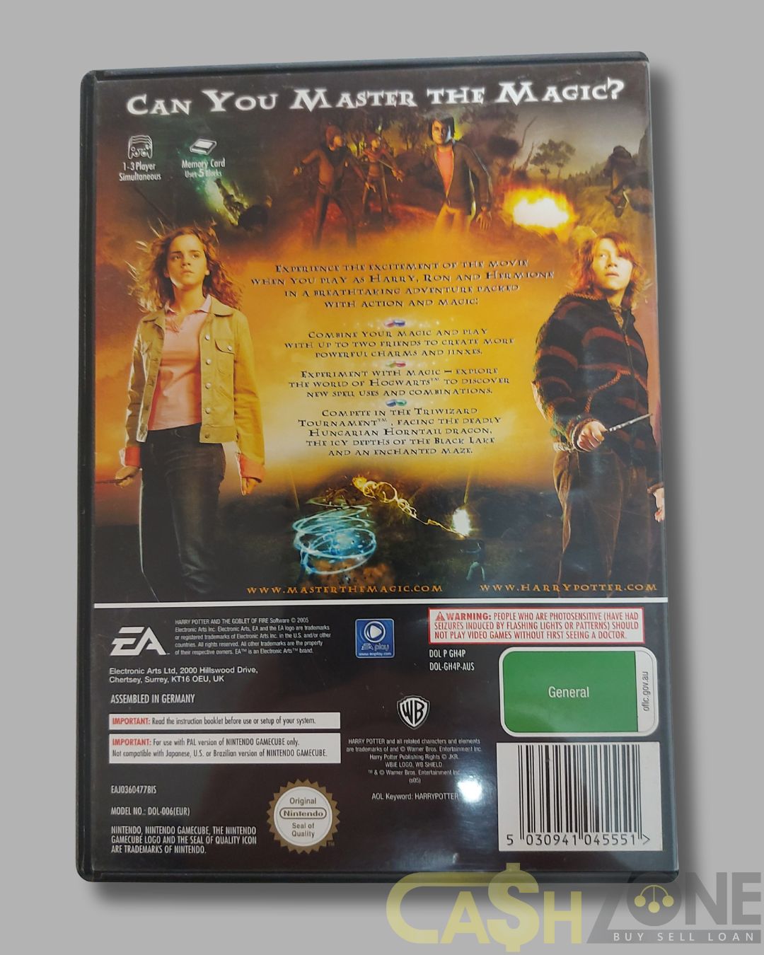 Harry Potter And The Goblet Of Fire GameCube PAL