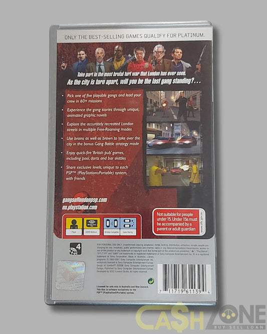 Gangs Of London PSP Game