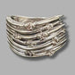 Ladies 9ct White Gold Clear Stone Ring