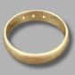 18ct Ladies Yellow Gold 3 Clear Stone Ring