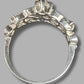 Ladies Silver Tiara Ring