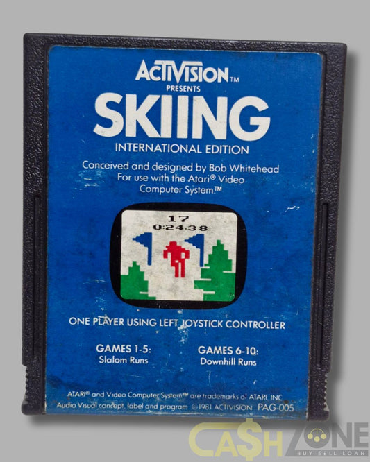 Skiing Atari 2600 Game PAL