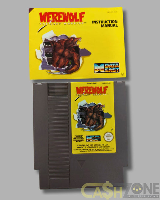 Werewolf: The Last Warrior NES Game PAL