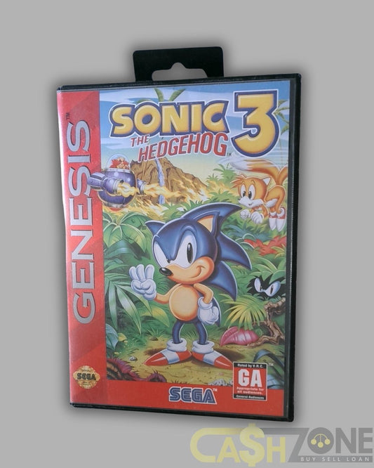Sonic The Hedgehog 3 Sega Genesis NTSC Game W/Manual