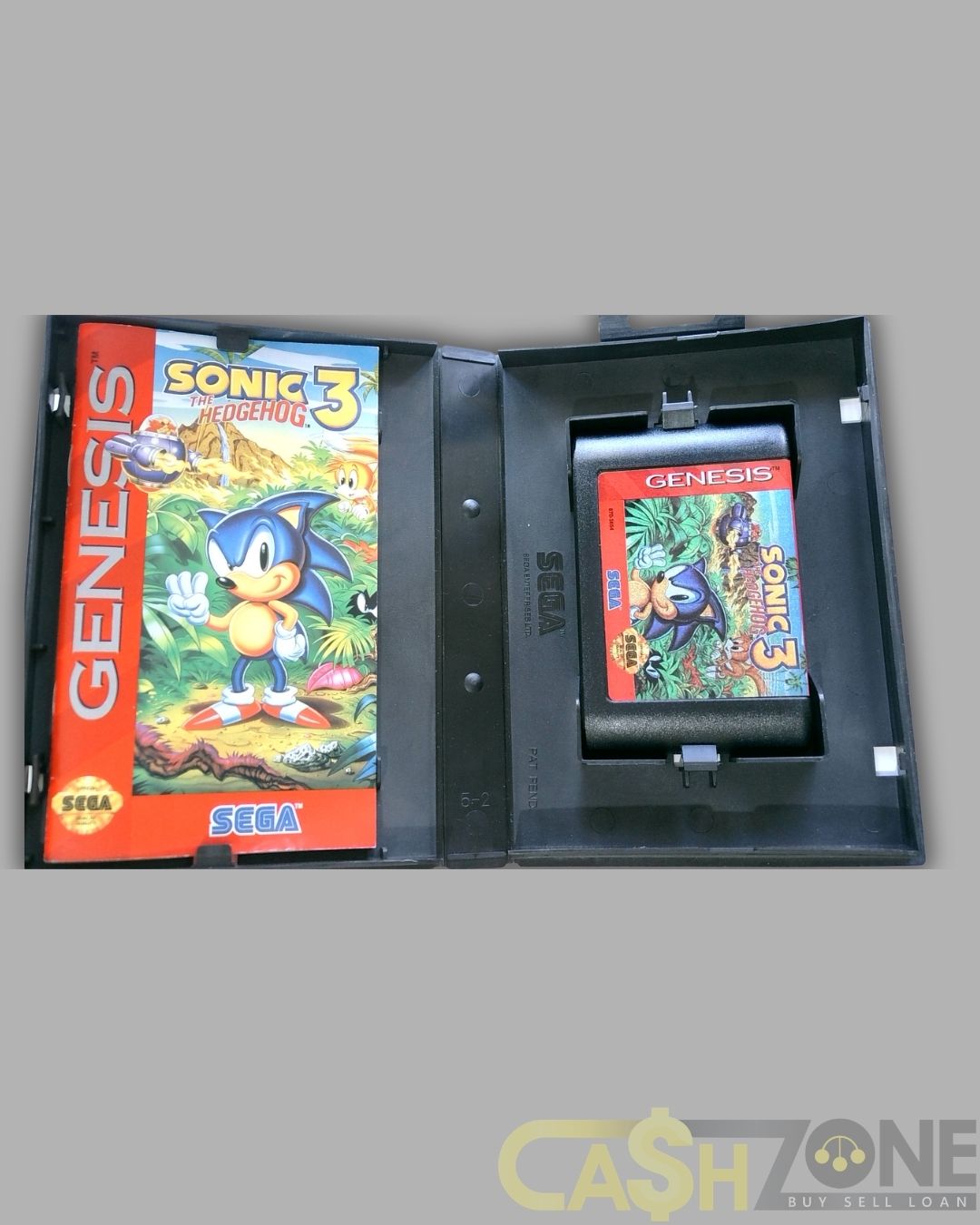 Sonic The Hedgehog 3 Sega Genesis NTSC Game W/Manual