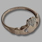 Ladies 9ct Rose Gold Claddagh Ring