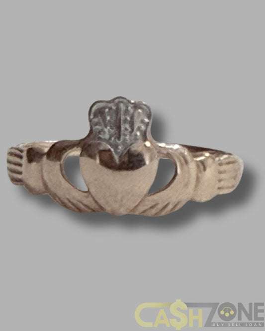 Ladies 9ct Rose Gold Claddagh Ring
