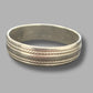 Men's 9ct White Gold Ring