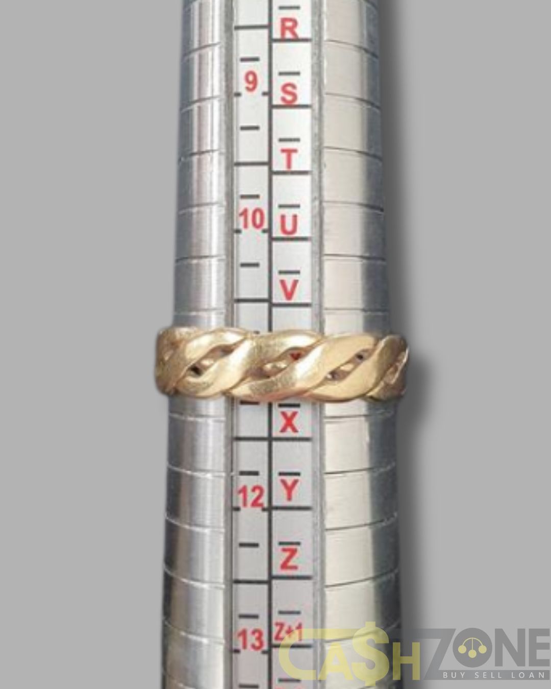 Men's 9ct Yellow Gold Twist Pattern Ring