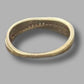 Ladies 9ct Yellow Gold Cross Over Ring