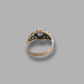 Ladies 18ct Yellow Gold Ring With Blue Stone