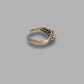 Ladies 18ct Yellow Gold Ring With Blue Stone