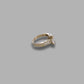 Ladies 9ct Yellow Gold Ring With 8 Clear Stones