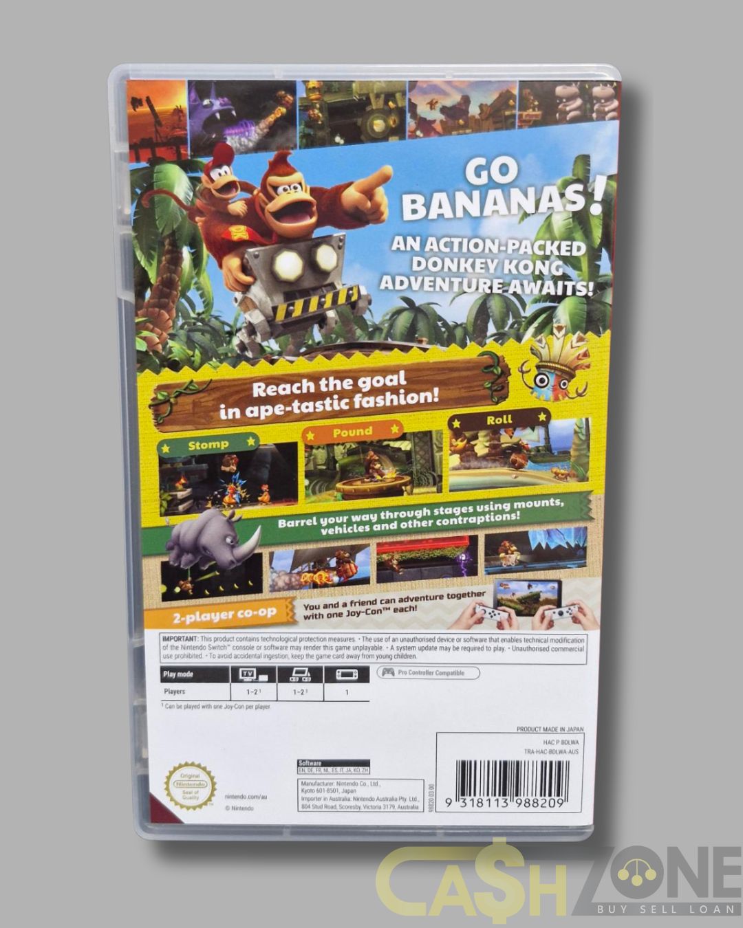 Donkey Kong Country Returns HD Nintendo Switch Game