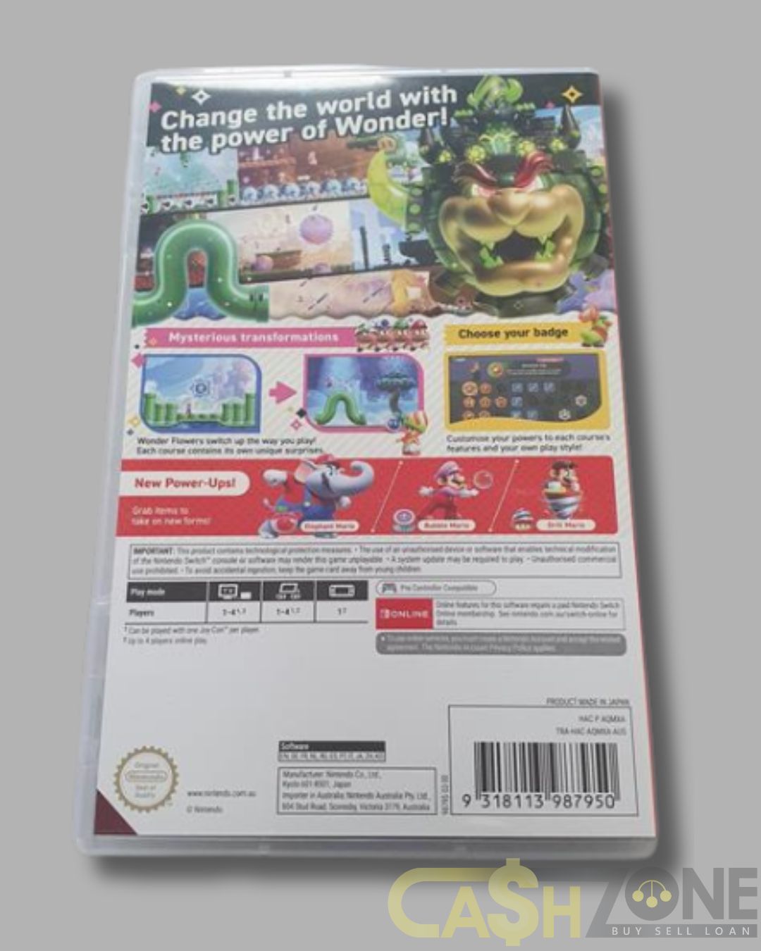 Super Mario Bros. Wonder Nintendo Switch Game