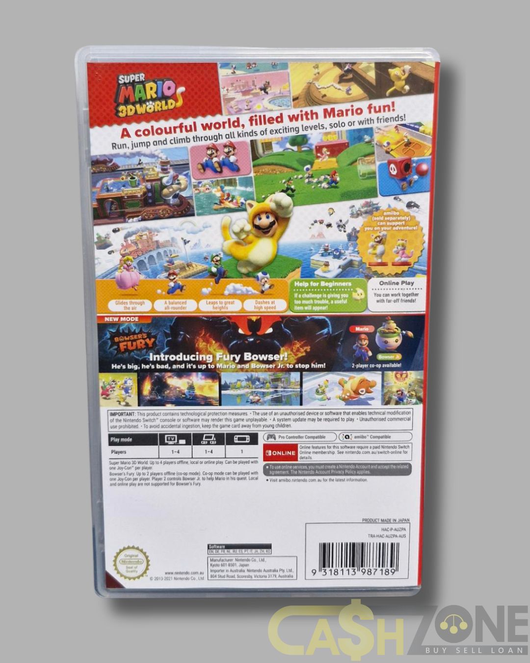 Super Mario 3D World + Bowser's Fury Nintendo Switch Game