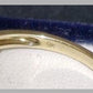 Ladies 9ct Yellow Gold Clear Stone Ring