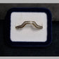 Ladies 9ct Yellow Gold Clear Stone Enhancer Ring