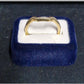 Ladies 9ct Yellow Gold Clear Stone Enhancer Ring
