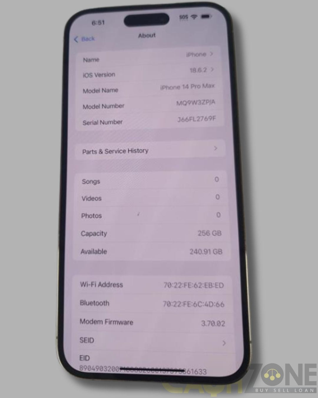 Apple iPhone 14 Pro Max Gold 256GB MQ9W3ZP/A