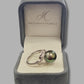 Ladies 18ct White Gold Matahina Tahitian Pearl and Diamond Ring