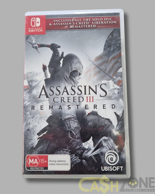 Assassin's Creed III Remastered Nintendo Switch