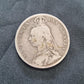 1890 Great Britain Queen Victoria Silver Half Crown Coin