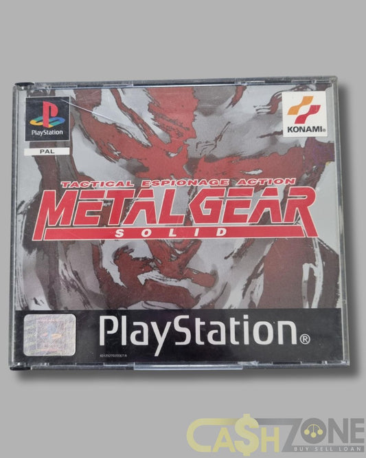 Metal Gear Solid PS1 No Manual PAL
