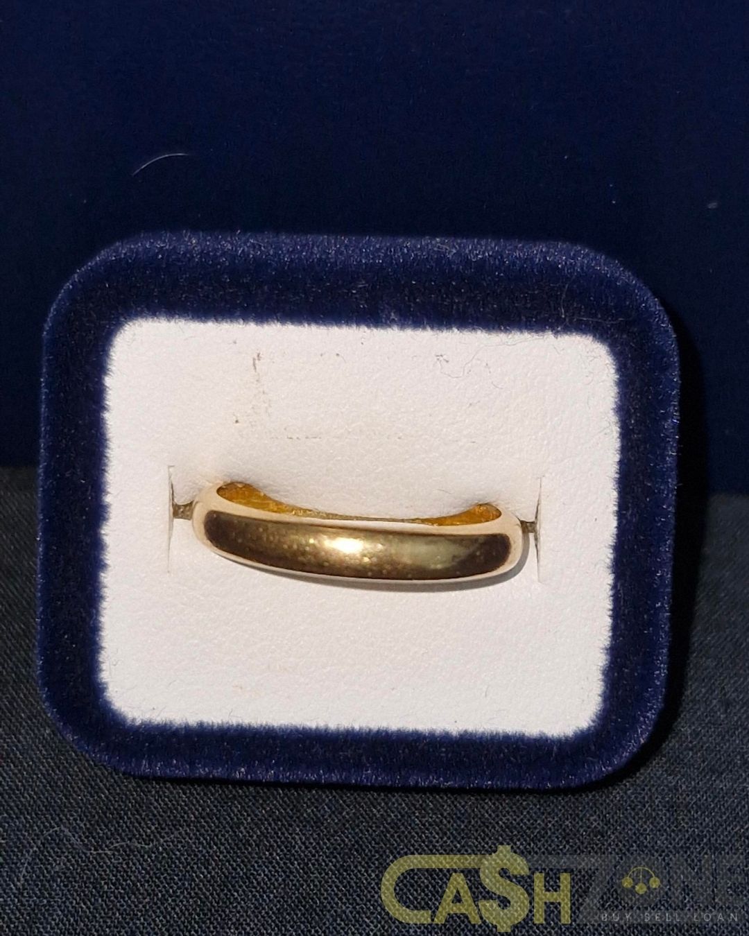 Ladies 18ct Yellow Gold Smooth Wedding Ring