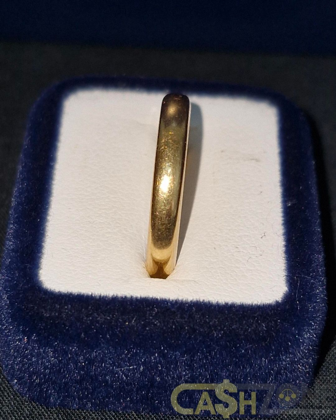 Ladies 18ct Yellow Gold Smooth Wedding Ring