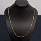Ladies 14ct Yellow Gold Box Chain 60cm Necklace